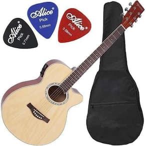 Kit Violão Mini Jumbo Eletroacústico Afinador Gsf1R Giannini