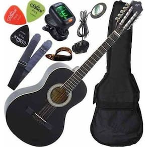 Kit Viola Caipira Eletroacústica Completa Vs14 Bk Giannini