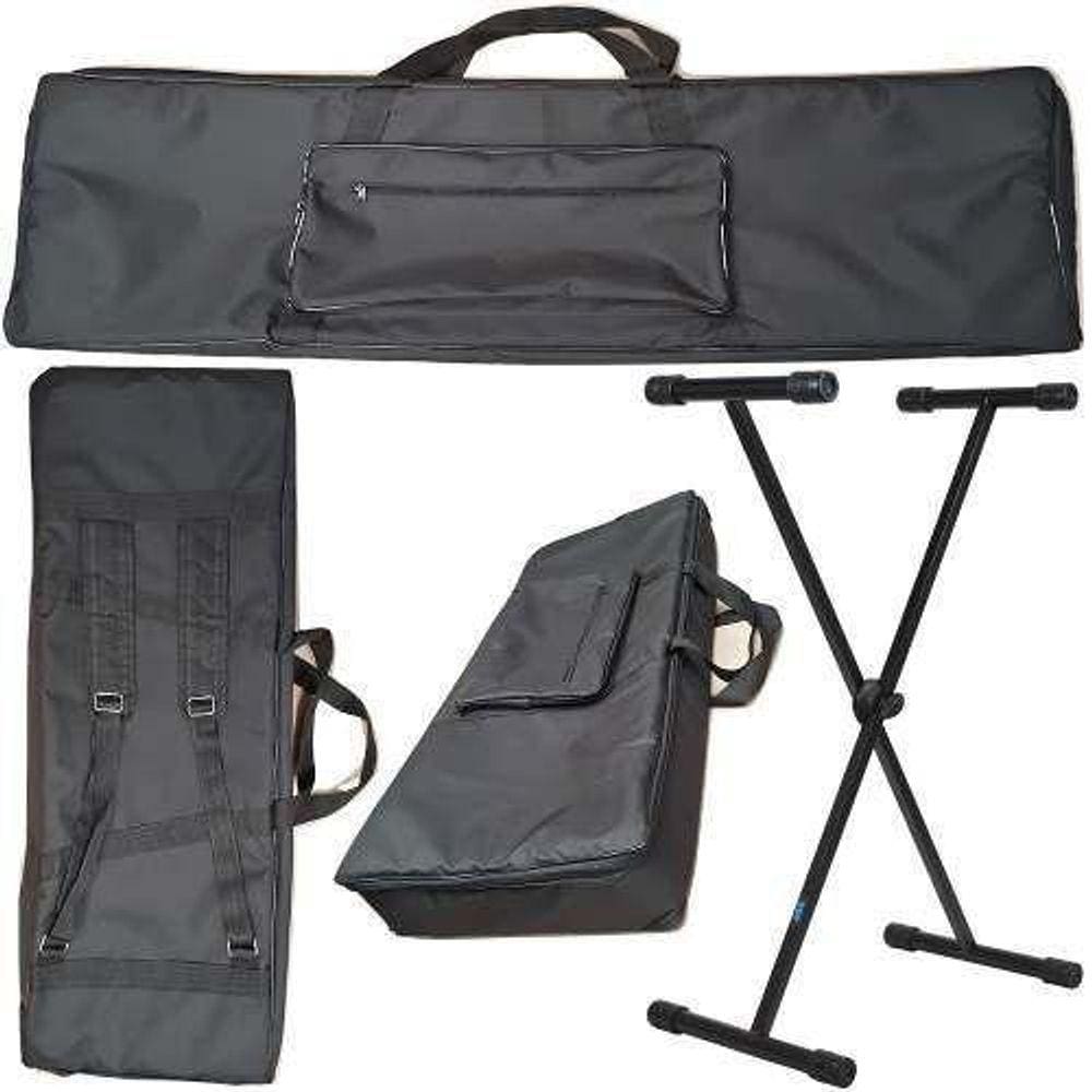 Capa Acolchoada Master Luxo Teclado Roland Xps10 + Suporte