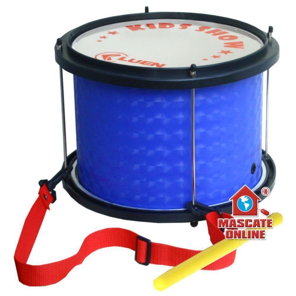 Surdo Infantil Pvc Azul Luen Kids Instrumento Musical