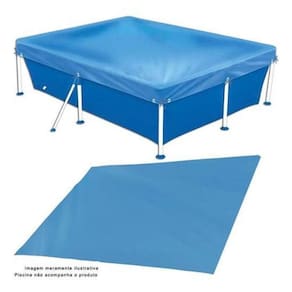 Capa Piscina Premium 2500 Litros + Forro De Proteção Mor