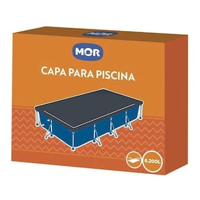 Capa Para Piscina 6200 Litros Retangular 4,29M X 2,36M Mor