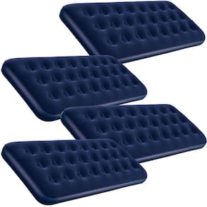 Kit 4 Colchão Solteiro Inflável Pvc Resistente Confortável