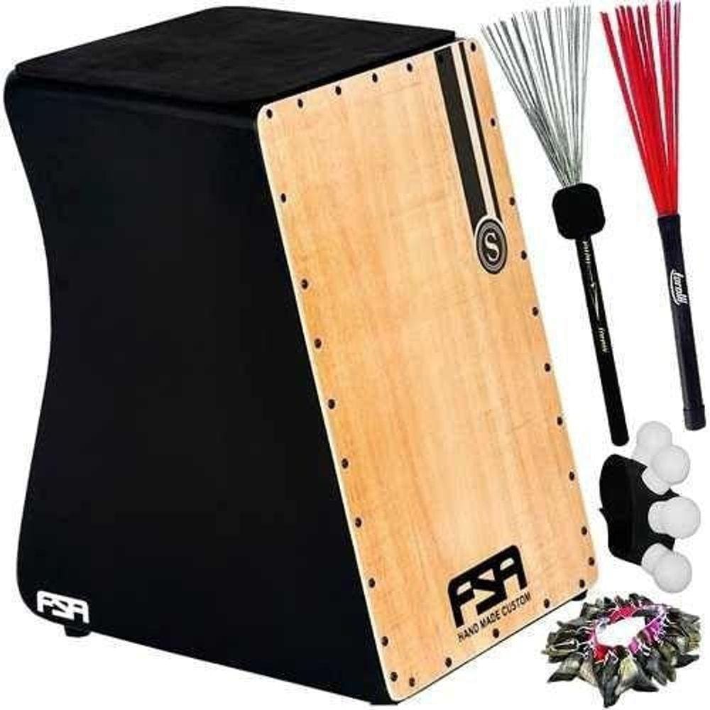 Kit Cajon Elétrico Captação Dupla Fs2501 Fsa Envio 24 Horas