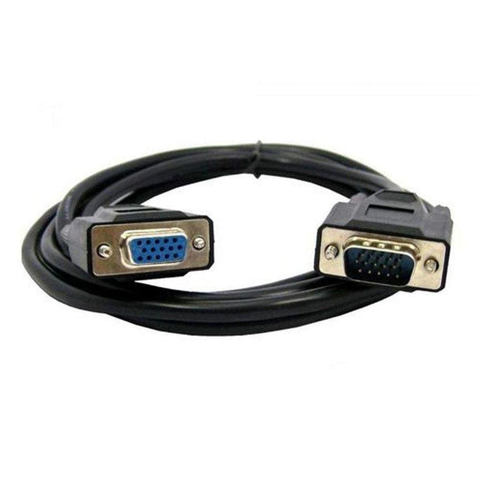 Cabo Vga Hdb15M X Hdb15F Extensor 1,80Mt Preto