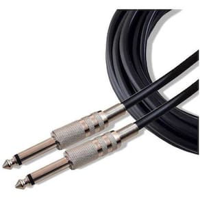 Cabo Guitarra Violão Baixo P10 X P10 Mono Preto 3 Metros