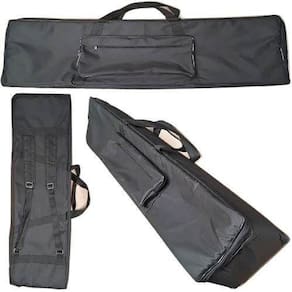 Capa Bag Para Piano Kurzweil Sp5 8 Master Luxo Nylon  Preto