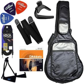 Kit Acessórios Violão Capa Premium Acolchoada Cordas