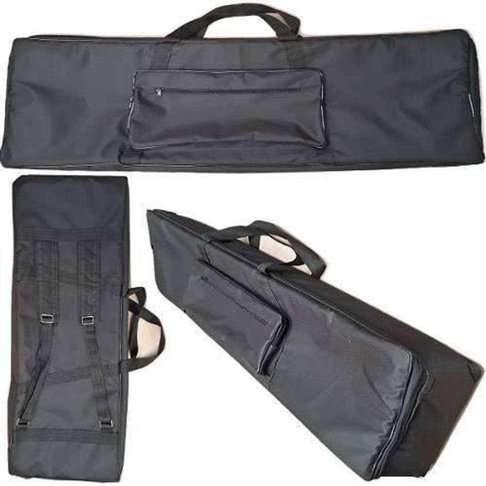 Capa Para Teclado Korg Triton Le 76 Nylon Master Luxo Preto