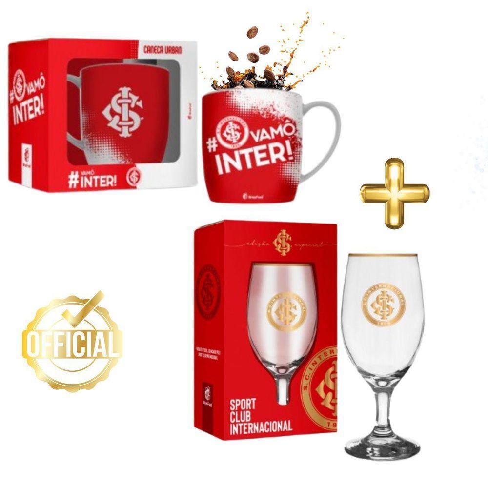 Kit 1 Taça Copo Windsor 330Ml Cerveja Chopp +1 Caneca