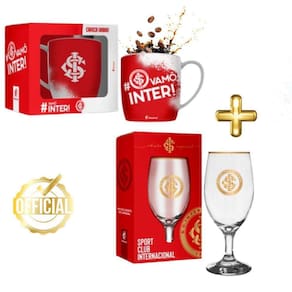 Kit 1 Taça Copo Windsor 330Ml Cerveja Chopp +1 Caneca
