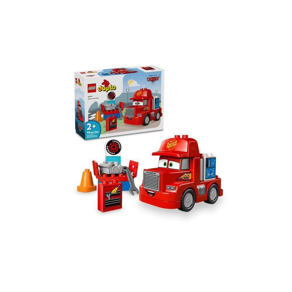 Blocos de Montar - Duplo - Mack na Corrida LEGO