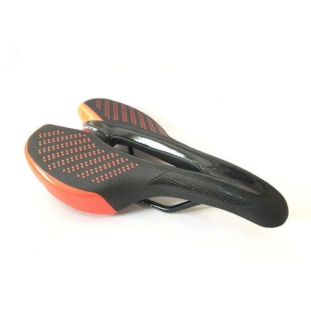 Selim Gts Vazado C/Led Usb Embutido Laranja Recarregavel