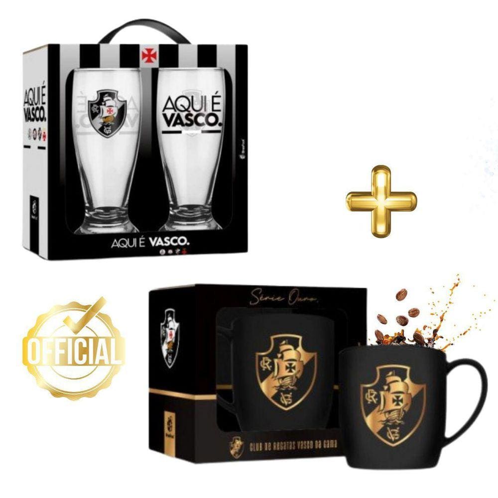 Kit 2 Copos Munich Tulipa Chopp Cerveja+1 Caneca Porcelana