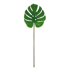 Folha Costela de Adão Verde Artificial Látex Premium 19cm - MC Flores