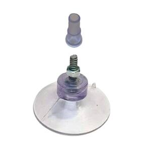 Ventosa De 40Mm  4 Cm  Em Pvc Com Parafuso, Porca E Selante
