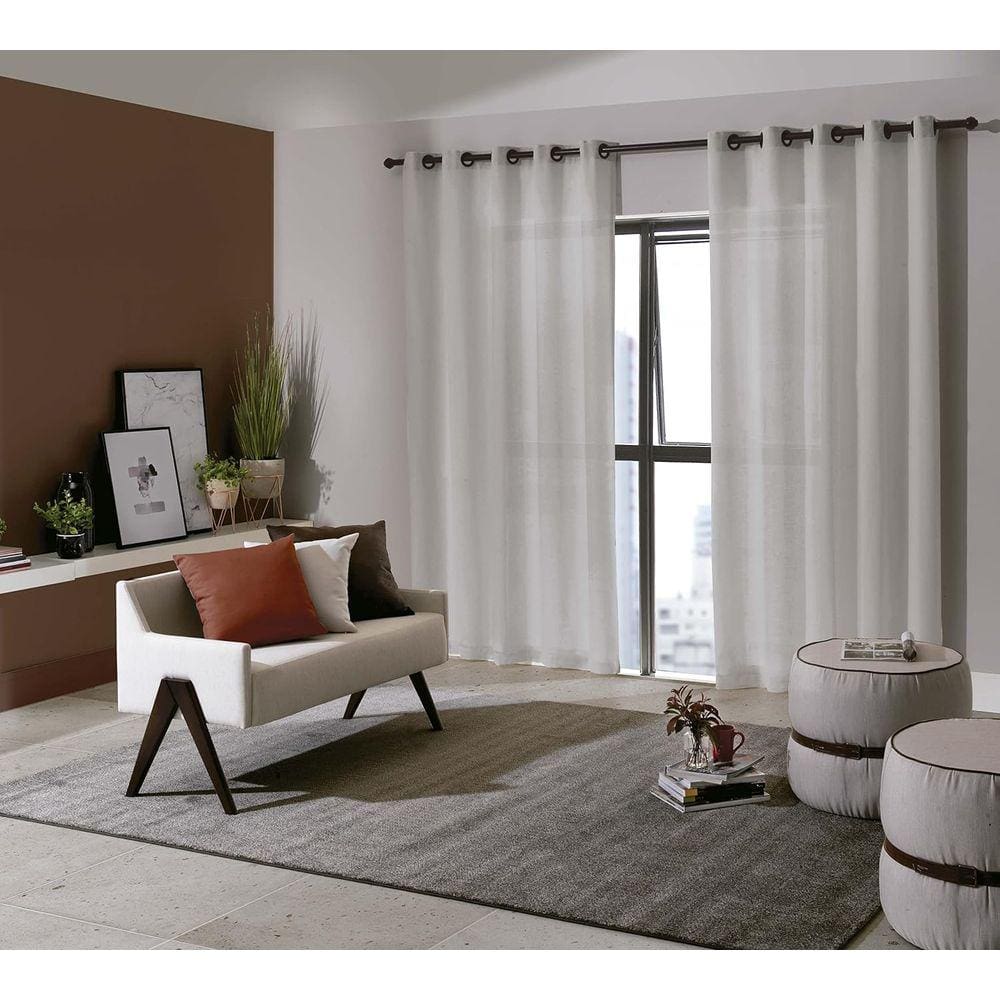 Cortina Duplex Bruxelas 4,20X2,50 C Areia