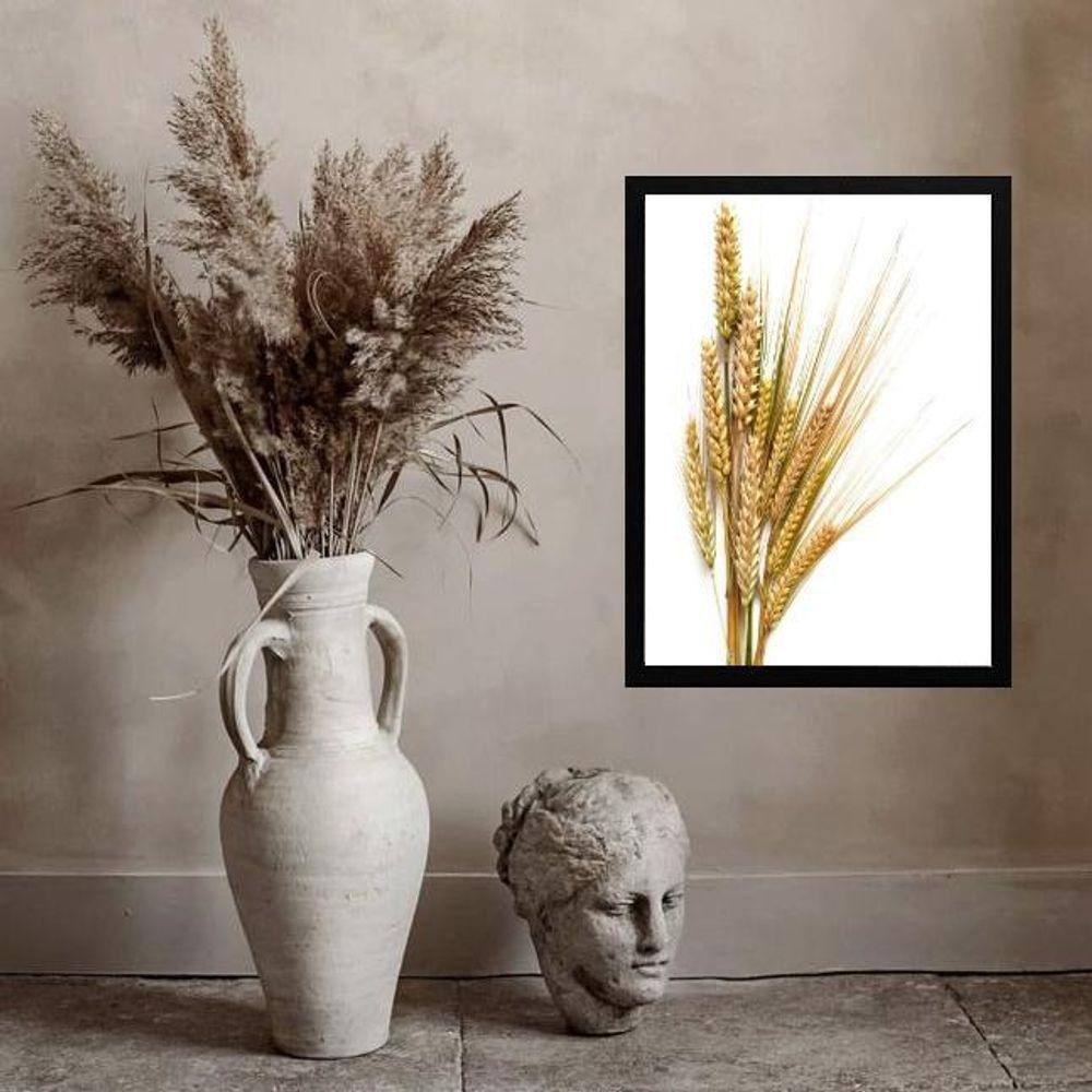 Quadro Paisagem De Outono - Janela 24X18Cm - Com Vidro