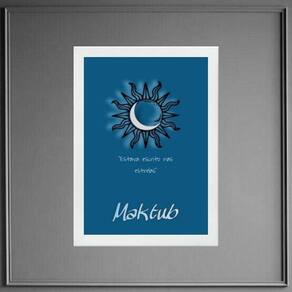 Quadro Maktub - Estava Escrito Nas Estrelas 24X18Cm