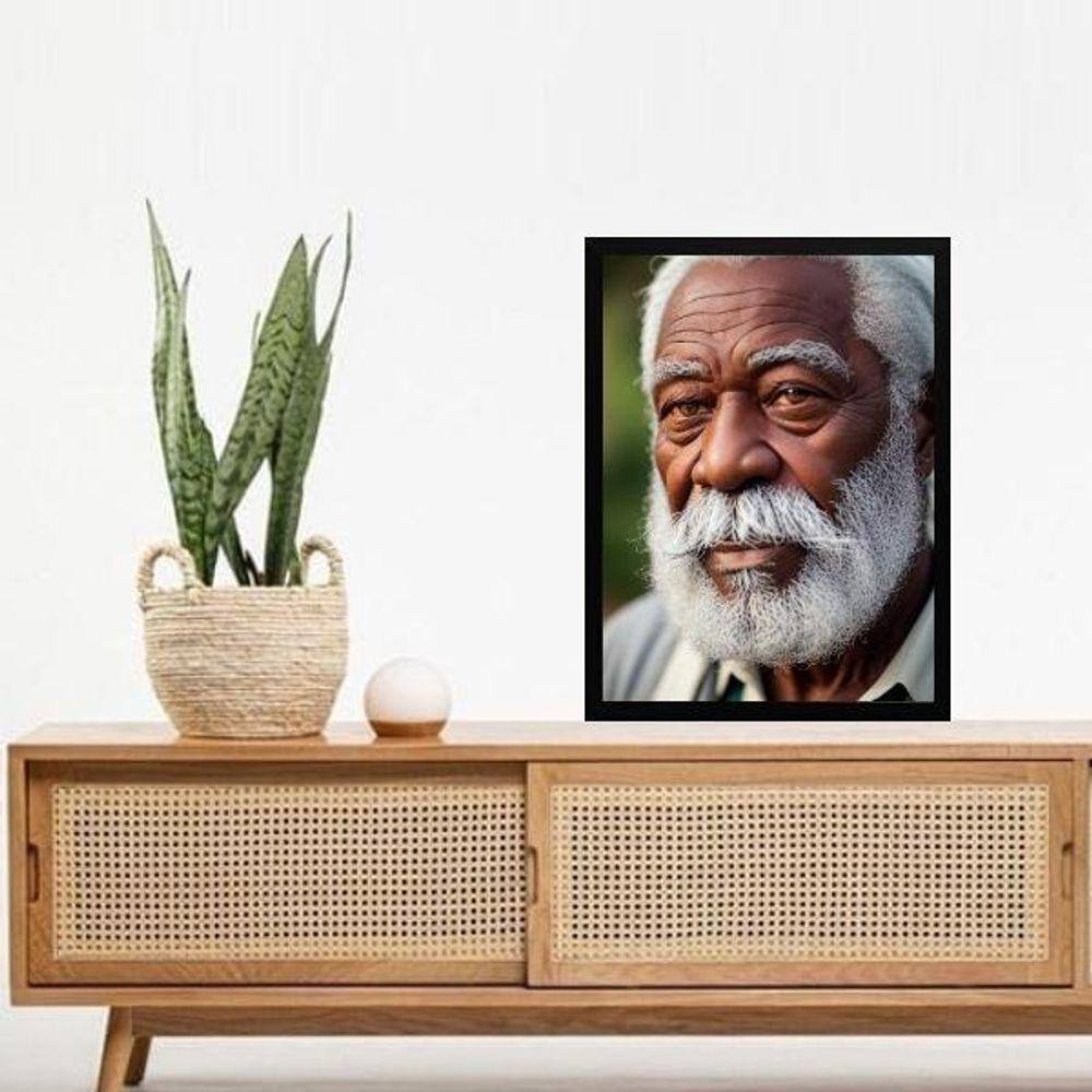 Quadro Decorativo Vovô 45X34Cm - Com Vidro