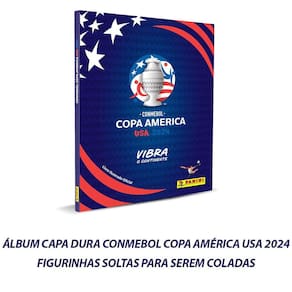 Álbum Capa Dura Completo Conmebol Copa América Usa 2024 - FIGRUINHAS SOLTAS PARA SEREM COLADAS