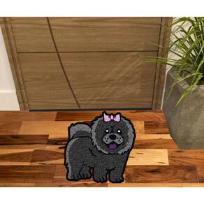 Tapete Decorativo Cachorro Dog ChowChow No Formato Decoracão