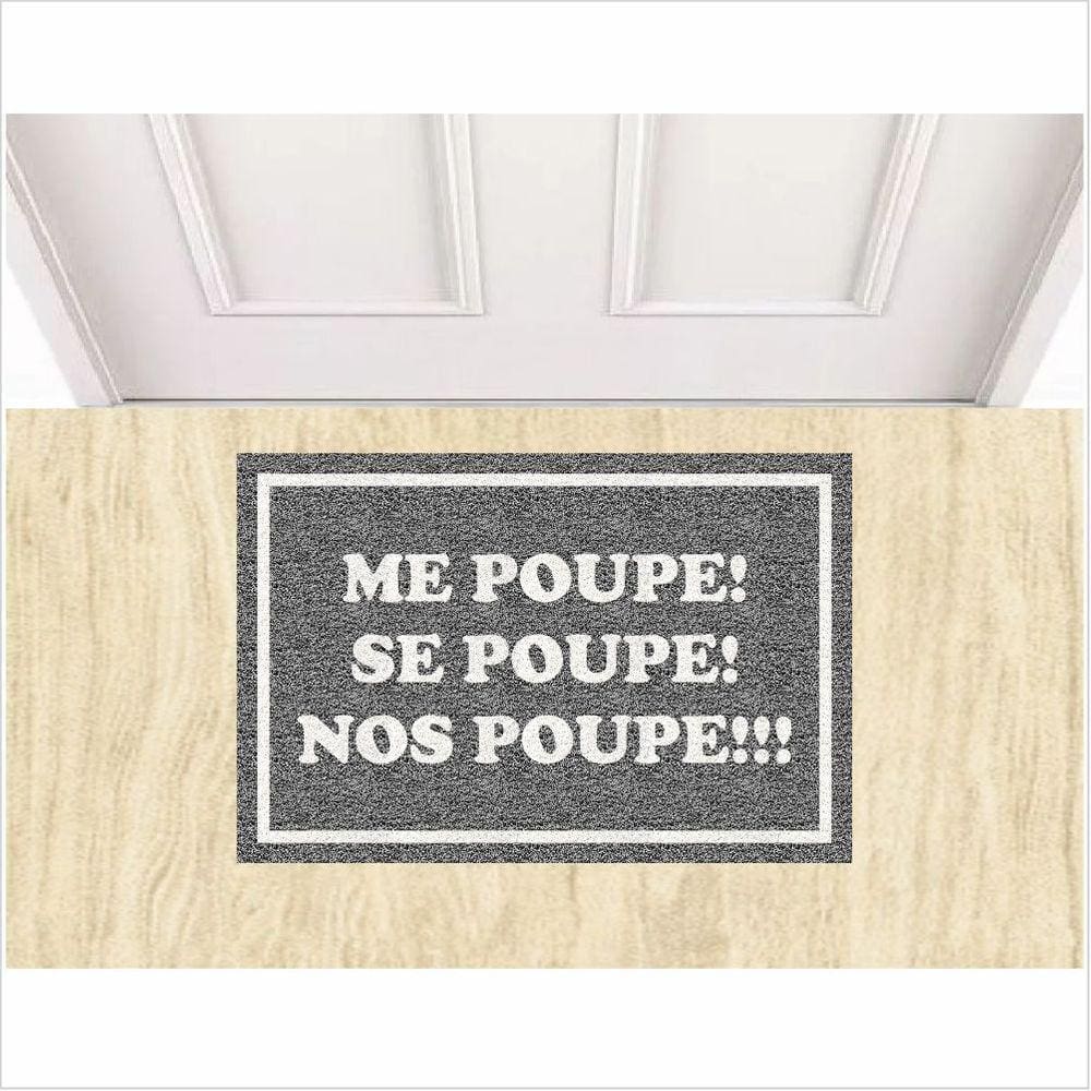 Tapete vinil me poupe! se poupe! nos poupe!!! Decorativo.
