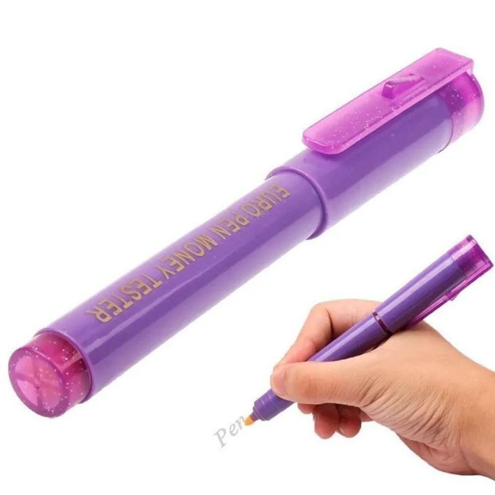 Mini Lanterna Caneta Testa Dinheiro Notas
