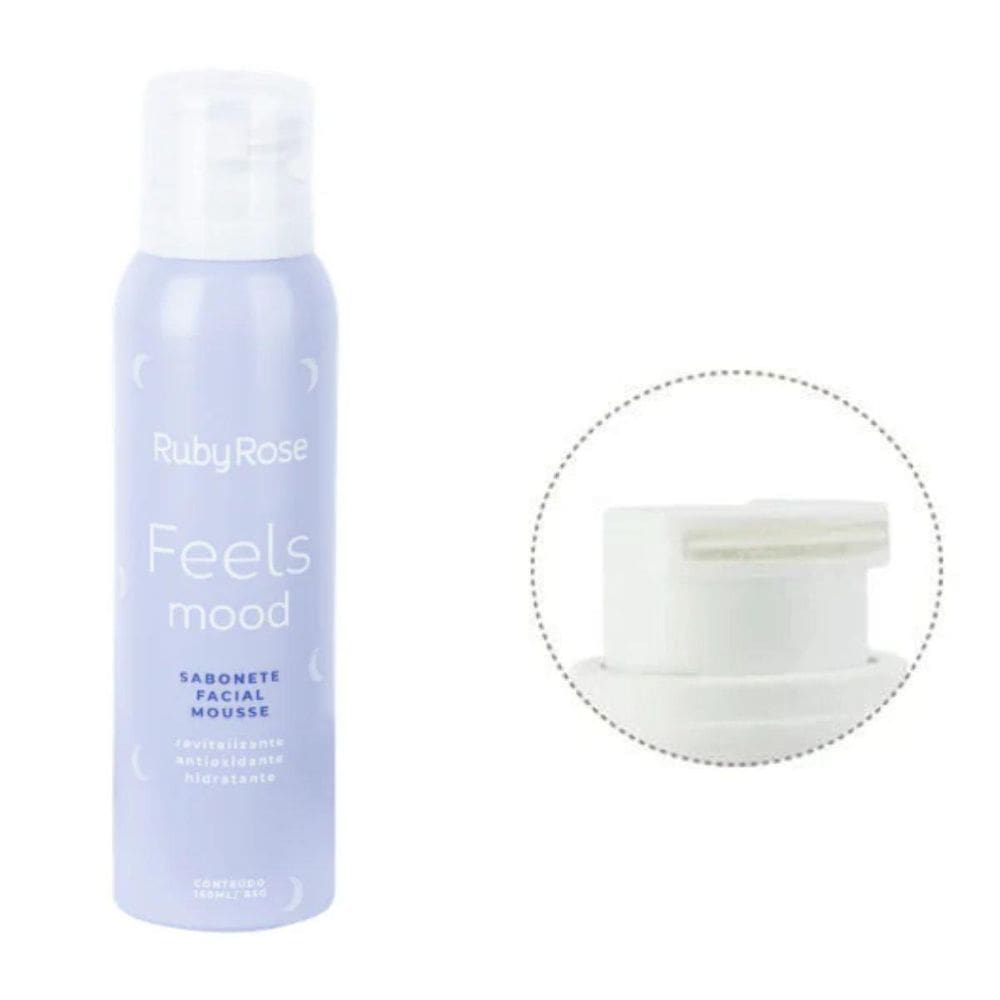 Sabonete Facial Mousse Feels Mood Revitalizante Ruby Rose