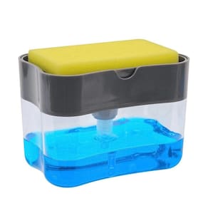 Dispenser Detergente Cozinha Esponja Limpeza Louça Dosador