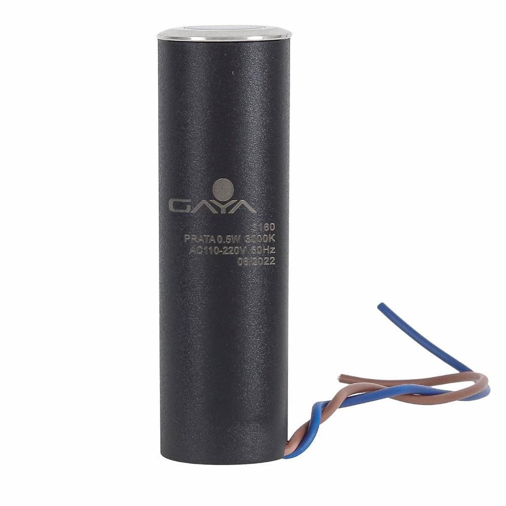 Embutido de Solo Cob 0,5w 3000k Biv Preto Gaya