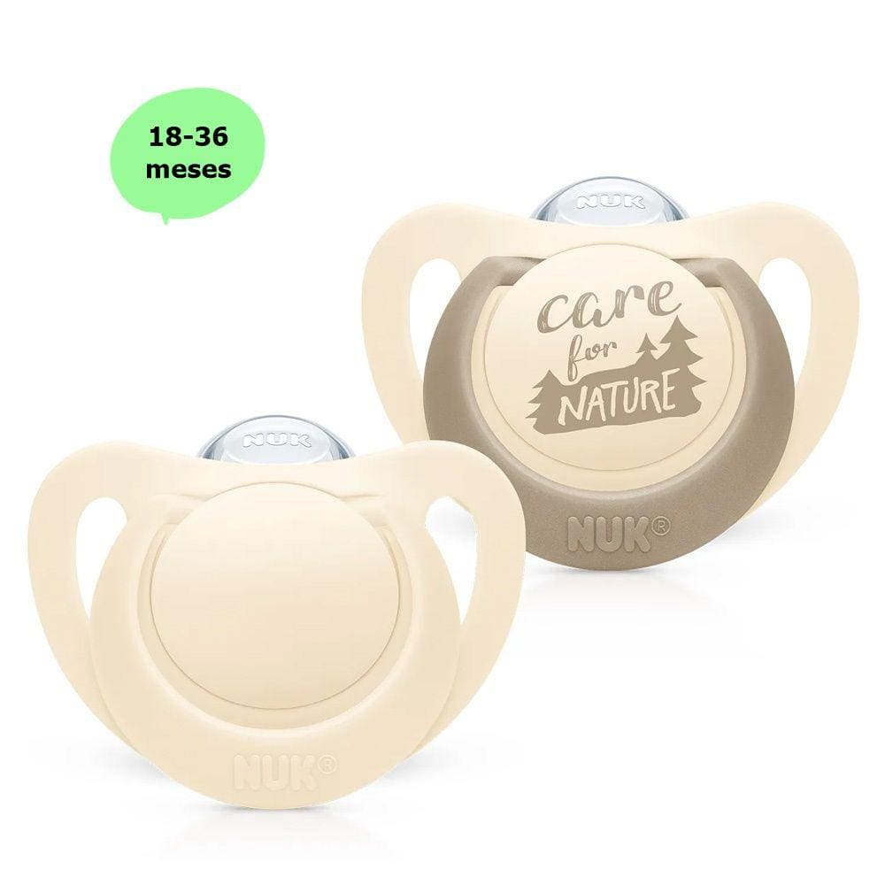 Chupeta For Nature Silicone 18-36m Neutra 2und Nuk