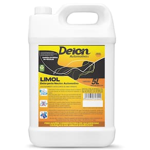 Shampoo Limol 5l Detergente Neutro Automotivo Limpeza Externa Veículos