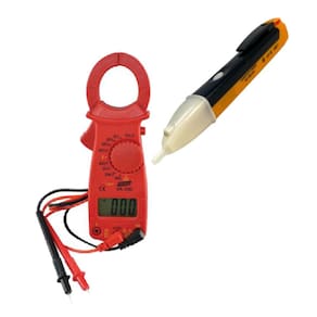 Kit Detector Tensão Indicação Visual Tv-600 Alicate Volt Amperímetro Digital Corrente Resistência Va-330 Instrutherm