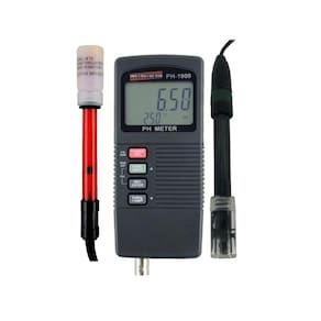 Kit Medidor Ph Digital Datalogger Ph-1900 Eletrodo Ph Tipo Combinado Bnc Epc-70 Orp Epóxi Polo Orp-897 Portátil