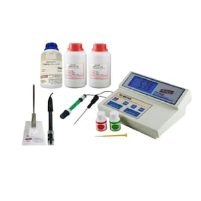 Kit Medidor Ph Mv Temperatura Suporte Regulável Solução Calibração Eletrodo Tipo Combinado Bnc Instrutherm Certificado