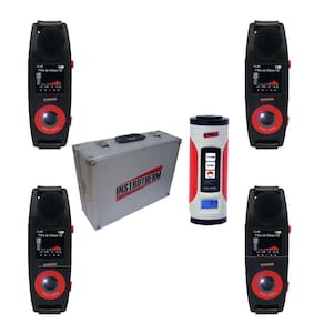 Kit 4 Dosímetro Digital Medidor Ruído Dos-1000x Calibrador Acústico Sonômetro Classe 1 Maleta Transporte Alumínio
