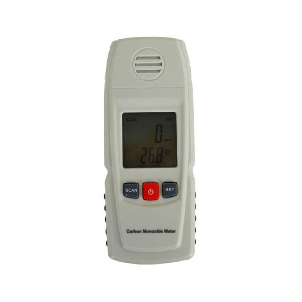 Medidor Digital Monóxido Escala 0 A 1000Ppm Carbono Temperatura Alarme Co-6000 Portátil Instrutherm Com Certificado Rbc