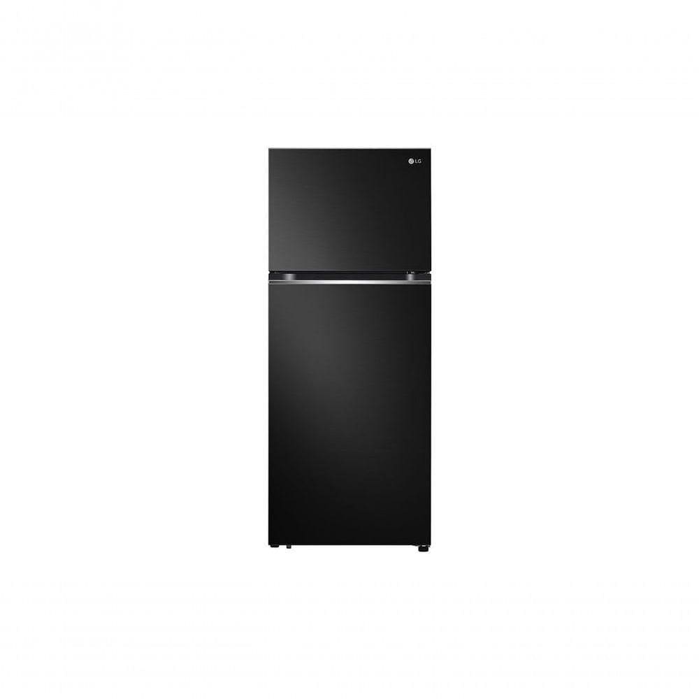 Geladeira LG Frost Free Inverter 395L Duplex Black Inox 220V GN-B392PXG