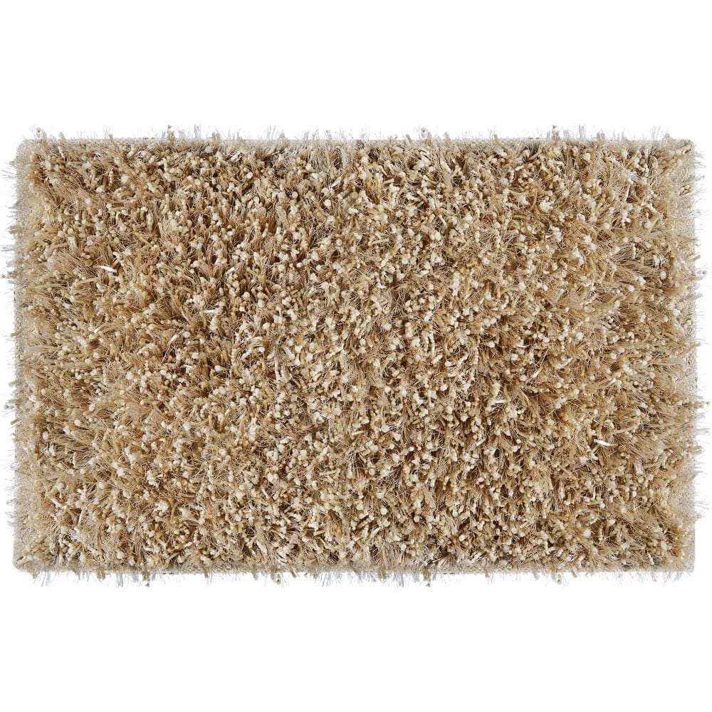 Tapete De Banheiro Lavabo Retangular Vizapi Agra 50X80Cm Bege Linen