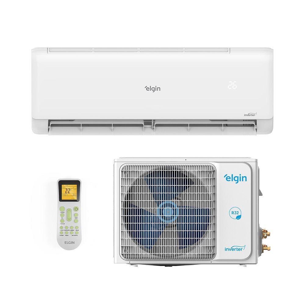 Ar Condicionado Split High Wall Eco Inverter II Wifi R-32 Elgin 12000 Btus Frio 220V 45HJFI12C2WB