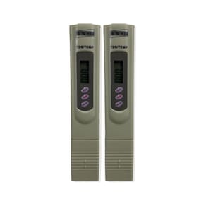 Kit 2 Medidor Tds Dureza D´Água Tipo Caneta Temperatura Condutividade Elétrica Ec Tds-110 Portátil Instrutherm Estojo