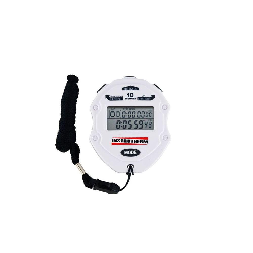 Kit 2 Cronômetro Digital 99 Lap Split 10 Memórias Relógio Calendário Alarme Contador Temporizador Cd-3000 Portátil