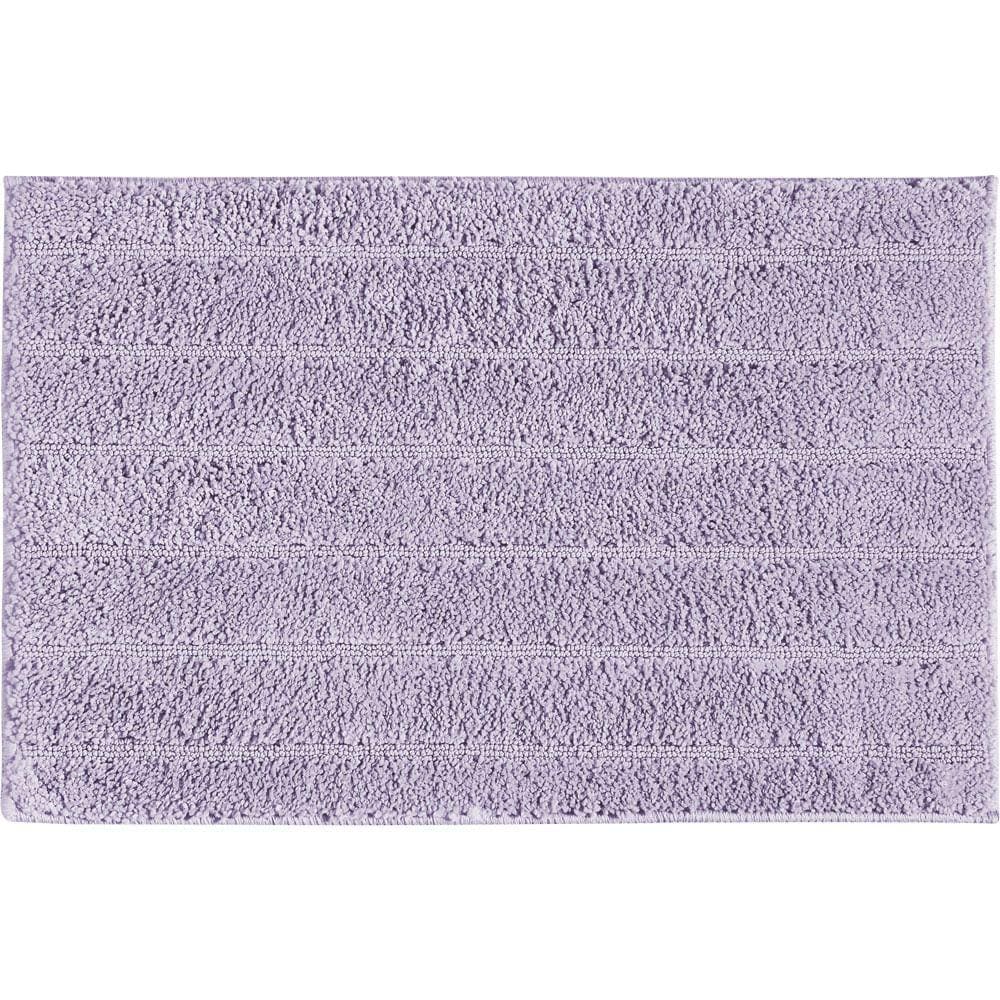Tapete De Banheiro Microfibra Base Látex Antiderrapante Vizapi Xangai 40X60Cm Lilás Orquídea