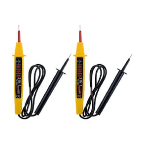 Kit 2 Testador Voltagem Ac Dc 3 Em 1 Led Indicador 110/220/380 Volts Tv-300 Portátil Instrutherm