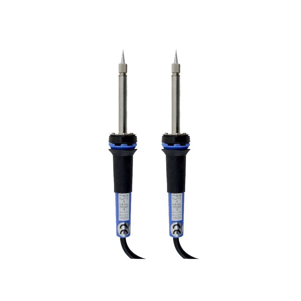 Kit 2 Ferro Solda 110V Rápido Aquecimento 220V Temperatura 420ºC Constante 40W Portátil Instrutherm