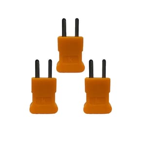 Kit 3 Conector Mini Tipo K Macho Adaptador Utilizado Sensor S-01K A S-09K Instrutherm