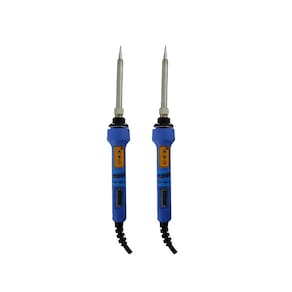 Kit 2 Ferro Solda Digital 80W Temperatura Ajustável 100°C A 430°C Lead Free Fsd-100-110V Portátil Instrutherm