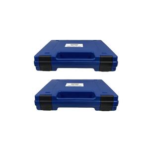Kit 2 Maleta Transporte Equipamentos Alça 242x175x20mm Armazenamento Reagentes Trava Es-25 Instrutherm