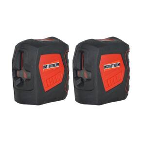 Kit 2 Nível A Laser 20m Horizontal Vertical Alerta Compensador Amortecimento NL-20 Portátil Instrutherm
